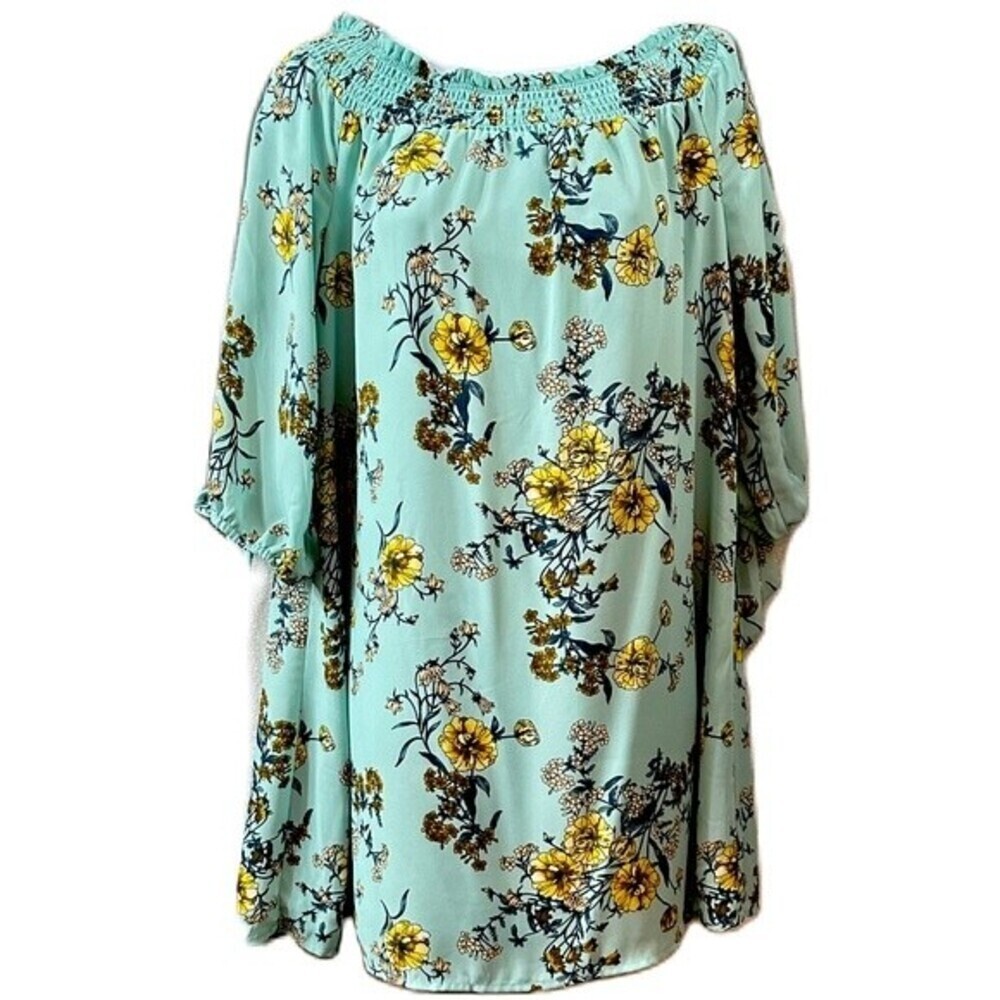 AUW As U Wish Floral Print Size L Multicolored Dress - Picture 4 of 16